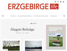 Tablet Screenshot of erzgebirge-life.de